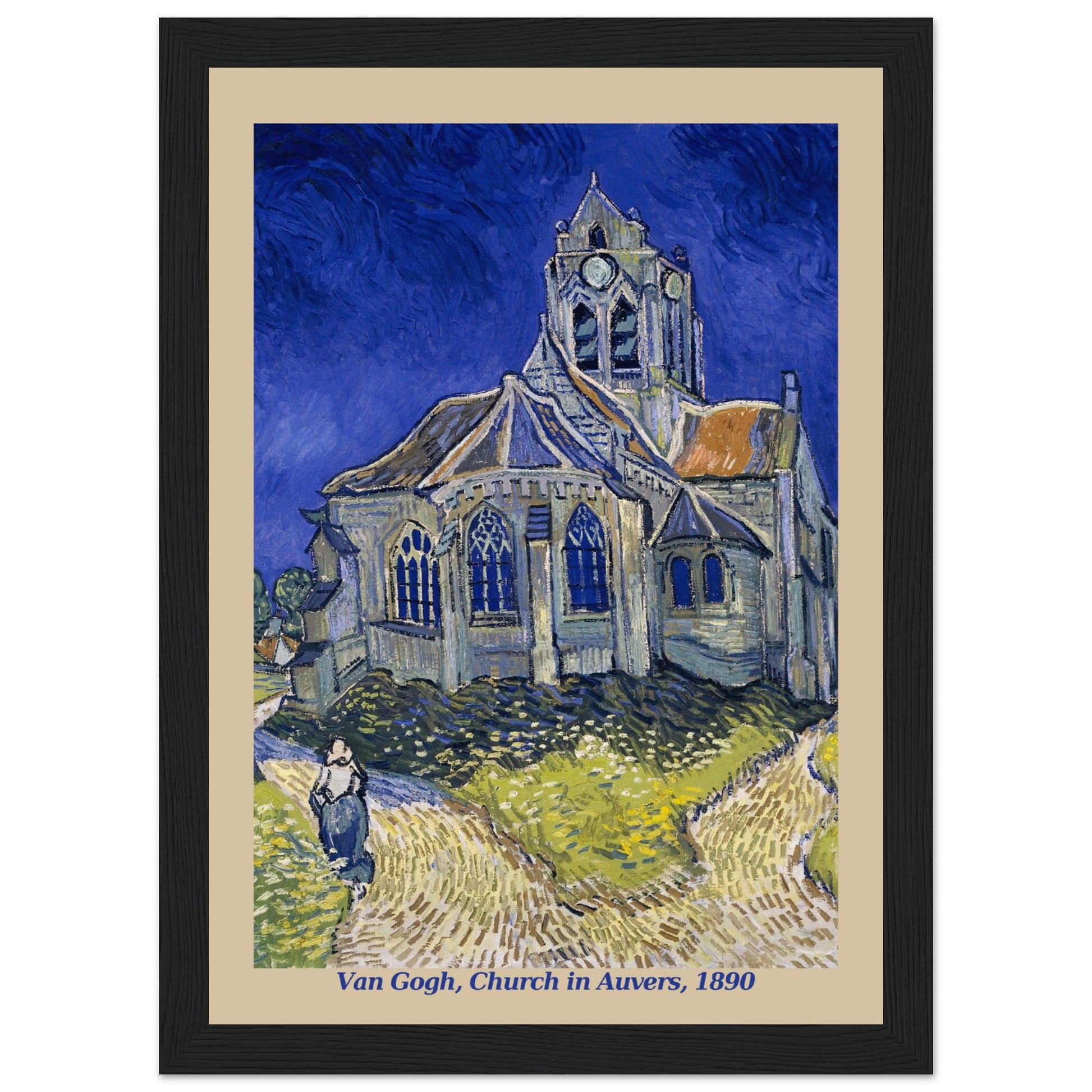 Vincent van Gogh - Die Kirche von Auvers, 1890 V.1 - Aurora Designs