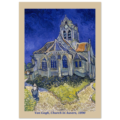 Vincent van Gogh - Die Kirche von Auvers, 1890 V.1 - Aurora Designs