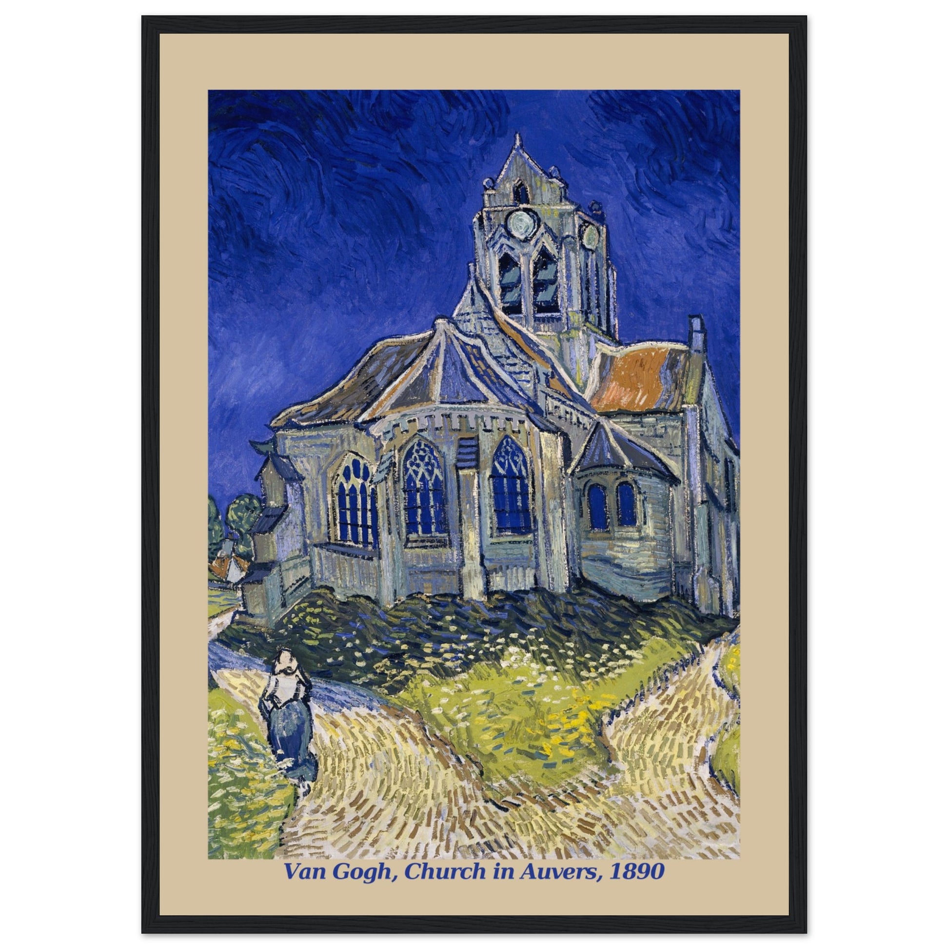 Vincent van Gogh - Die Kirche von Auvers, 1890 V.1 - Aurora Designs