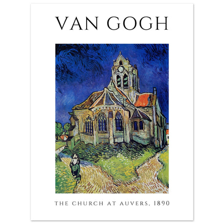 Vincent van Gogh - Die Kirche von Auvers, 1890 V.2 - Aurora Designs