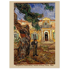 Vincent van Gogh - Krankenhaus Saint Paul in Saint Remy, 1889 - Aurora Designs