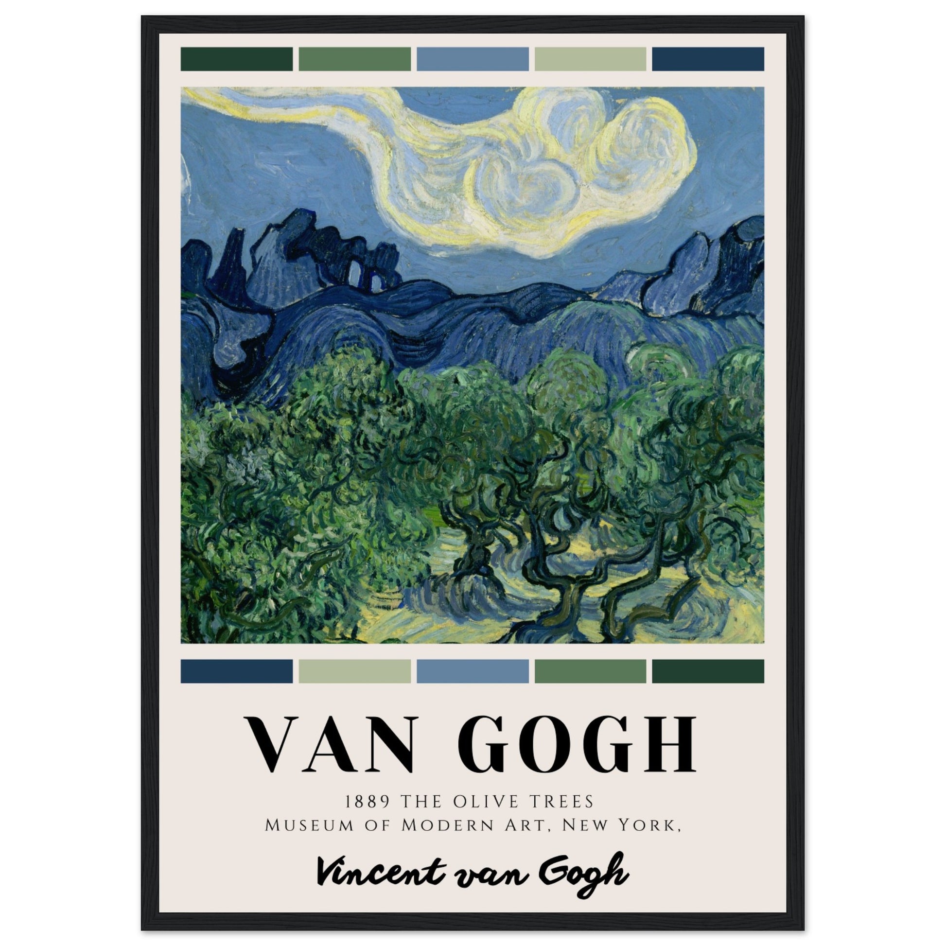 Vincent van Gogh - Olivenbäume, 1889 - Aurora Designs