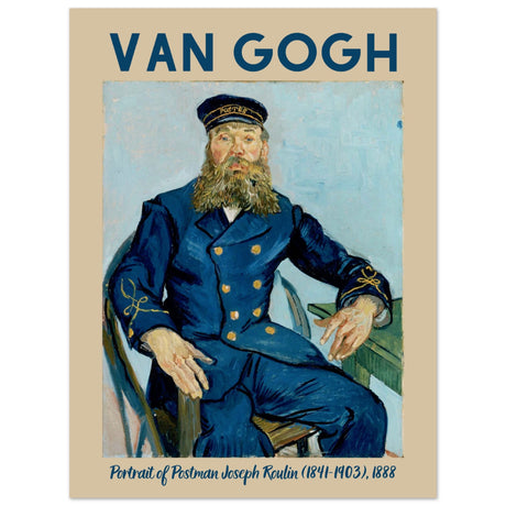 Vincent van Gogh - Porträt des Postboten Joseph Roulin, 1888 - Aurora Designs