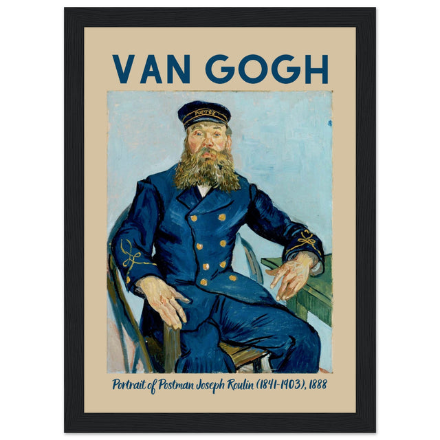 Vincent van Gogh - Porträt des Postboten Joseph Roulin, 1888 - Aurora Designs