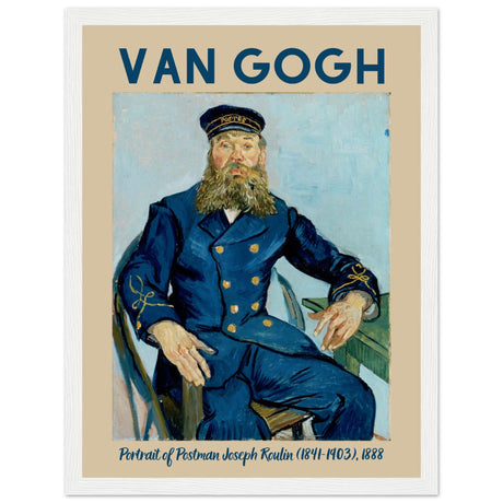 Vincent van Gogh - Porträt des Postboten Joseph Roulin, 1888 - Aurora Designs