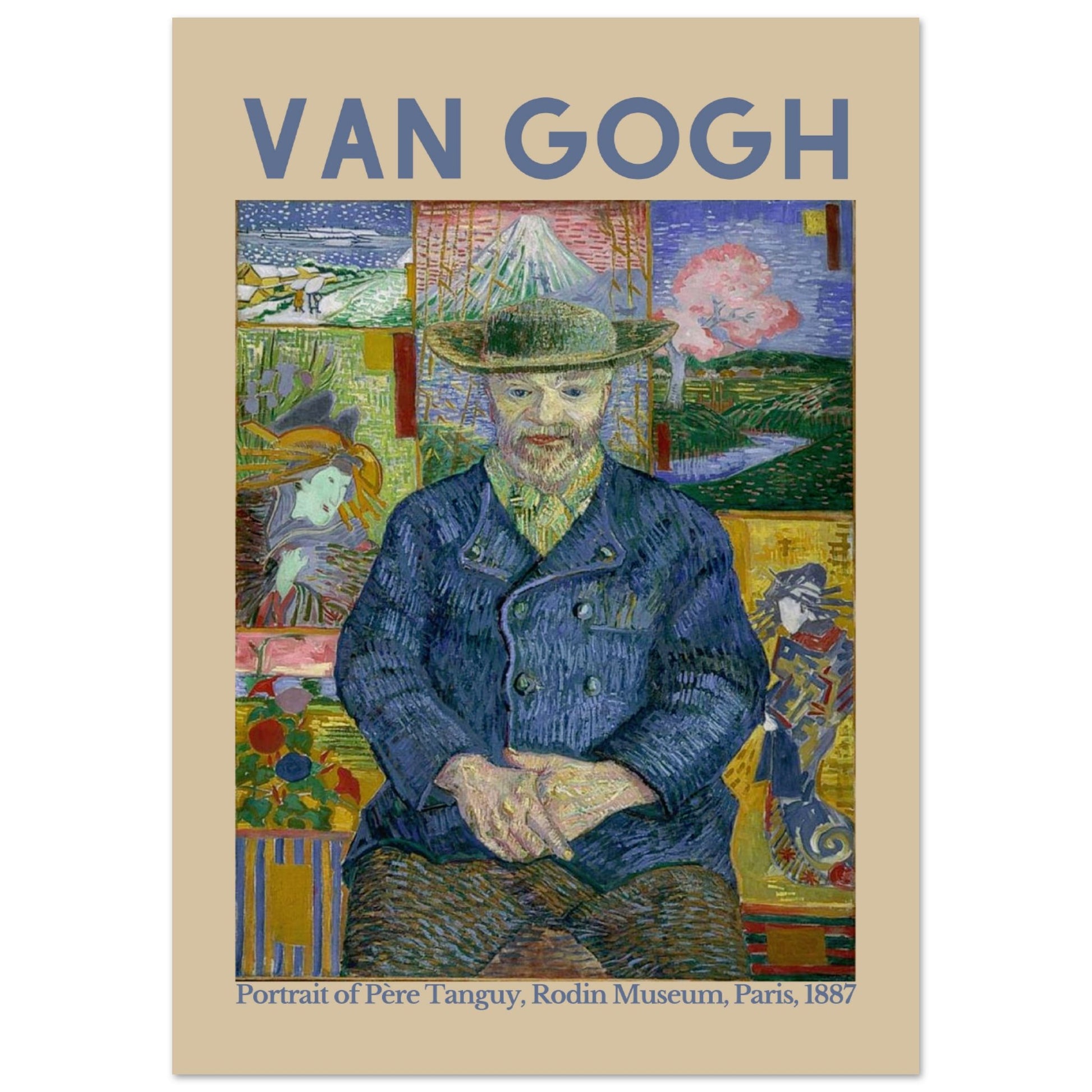 Vincent van Gogh - Porträt von Père Tanguy, 1887 - Aurora Designs