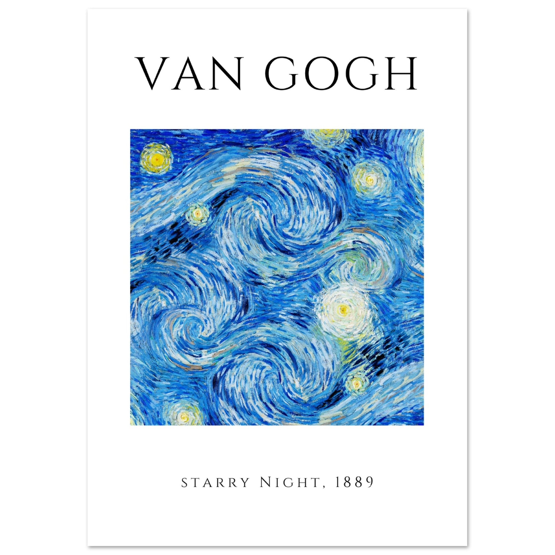 Vincent van Gogh - Sternennacht, 1889 V.1 - Aurora Designs