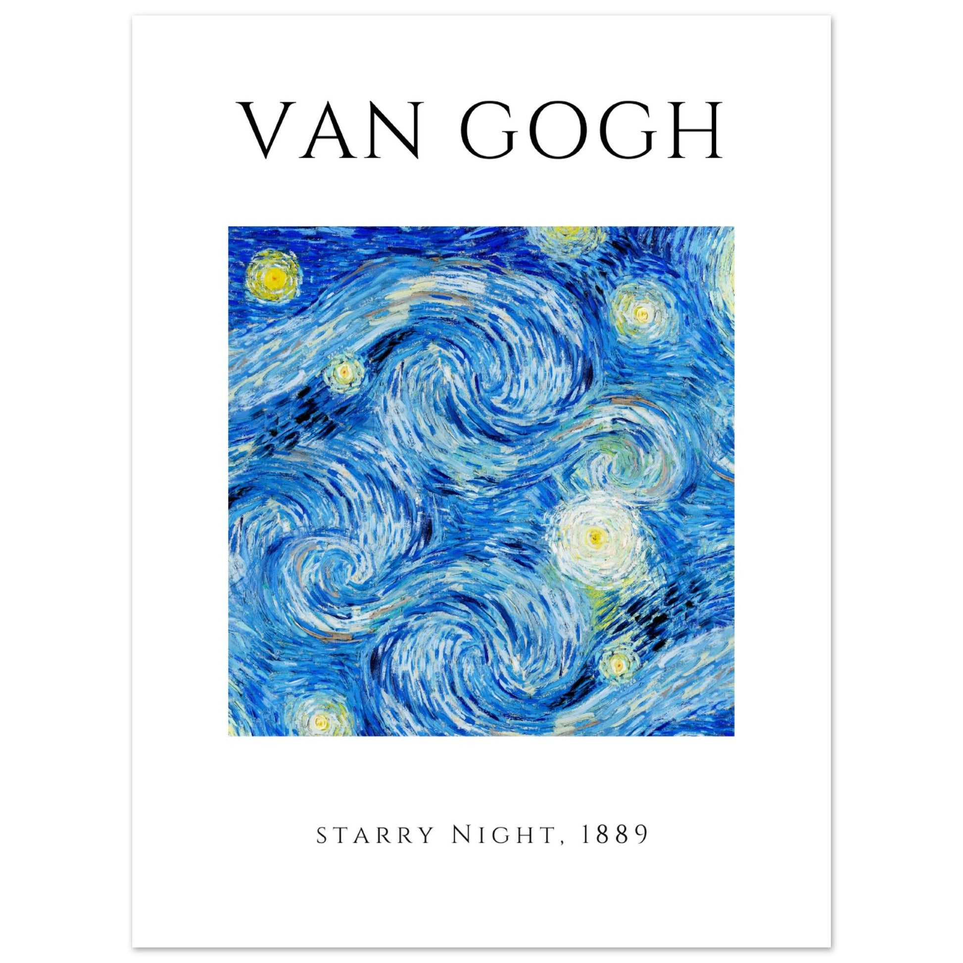 Vincent van Gogh - Sternennacht, 1889 V.1 - Aurora Designs