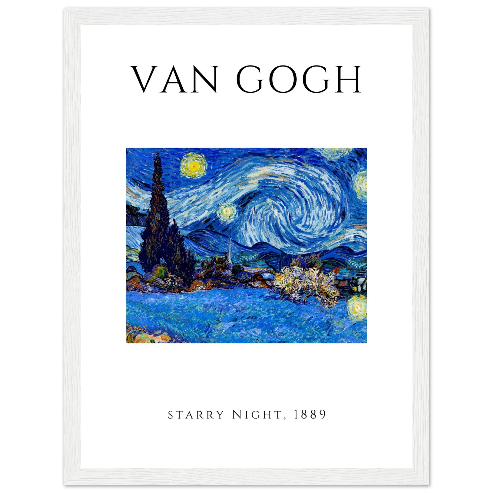 Vincent van Gogh - Sternennacht, 1889 V.2 - Aurora Designs