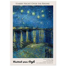 Vincent van Gogh - Sternennacht über der Rhone, 1888 V.1 - Aurora Designs