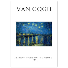 Vincent van Gogh - Sternennacht über der Rhone, 1888 V.2 - Aurora Designs