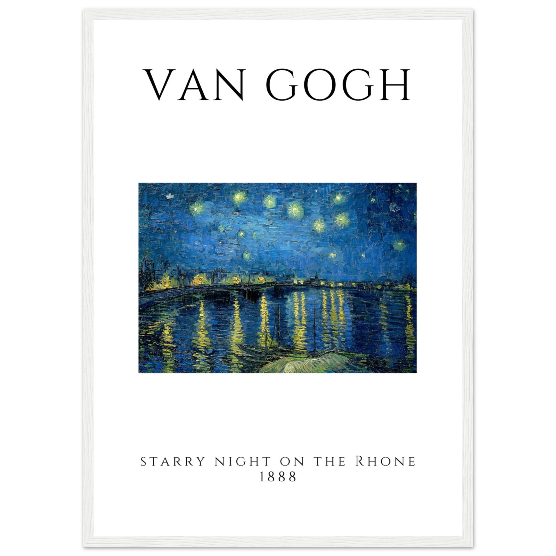 Vincent van Gogh - Sternennacht über der Rhone, 1888 V.2 - Aurora Designs