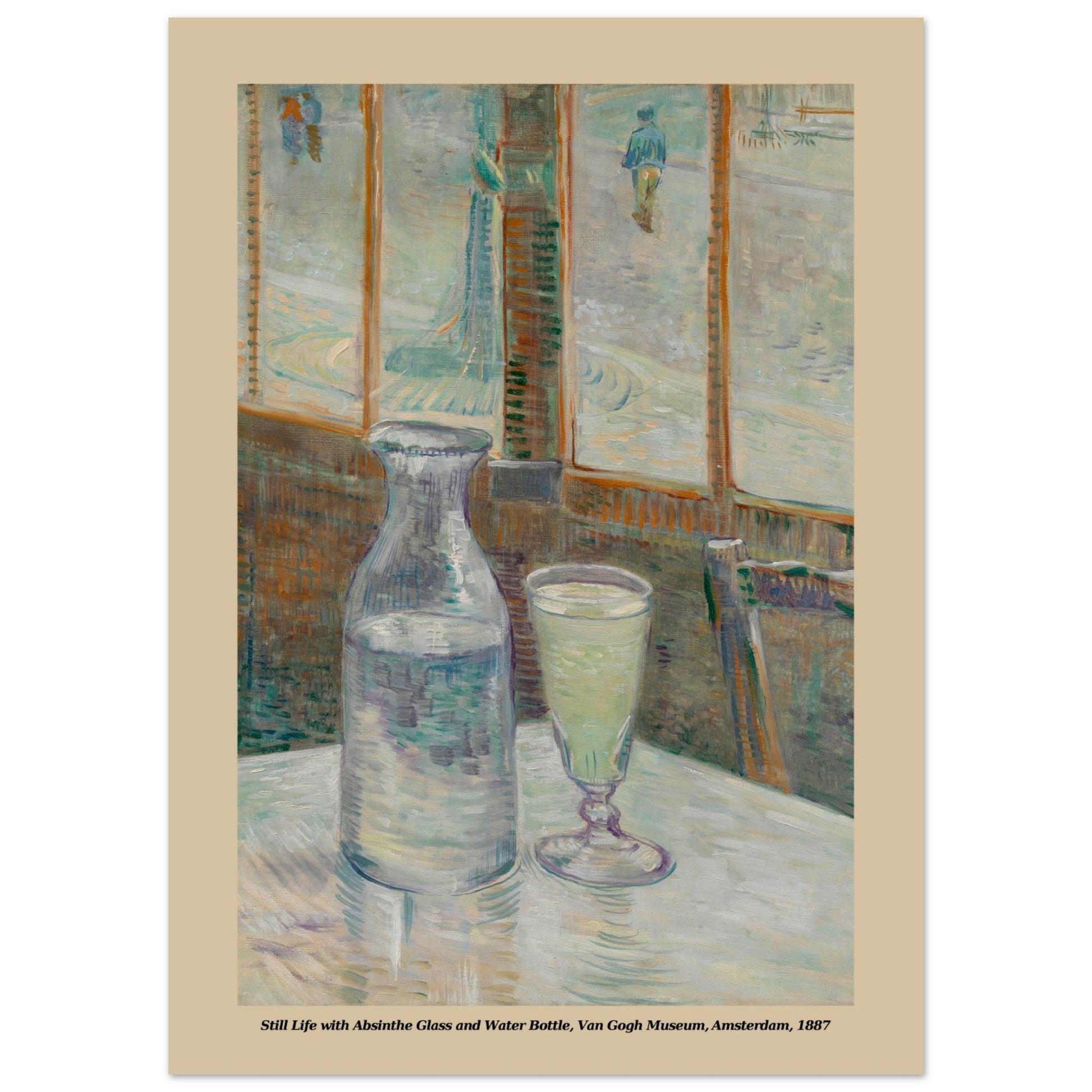 Vincent van Gogh - Stillleben mit Glas Absinth, 1887 - Aurora Designs