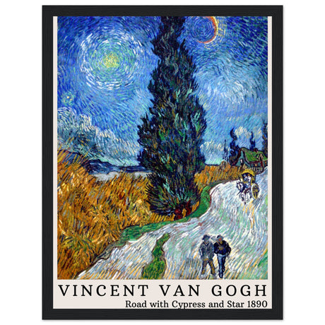 Vincent van Gogh - Straße mit Zypresse und Stern - Aurora Designs