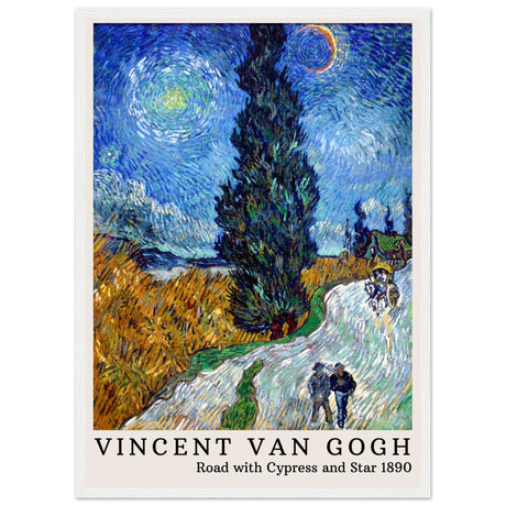 Vincent van Gogh - Straße mit Zypresse und Stern - Aurora Designs