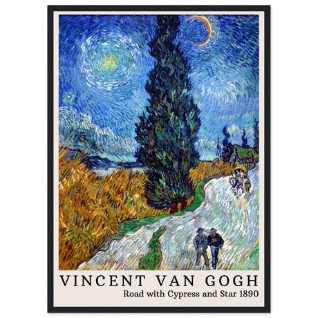 Vincent van Gogh - Straße mit Zypresse und Stern - Aurora Designs