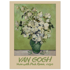 Vincent van Gogh - Vase mit pinken Rosen, 1890 - Aurora Designs