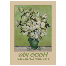 Vincent van Gogh - Vase mit pinken Rosen, 1890 - Aurora Designs