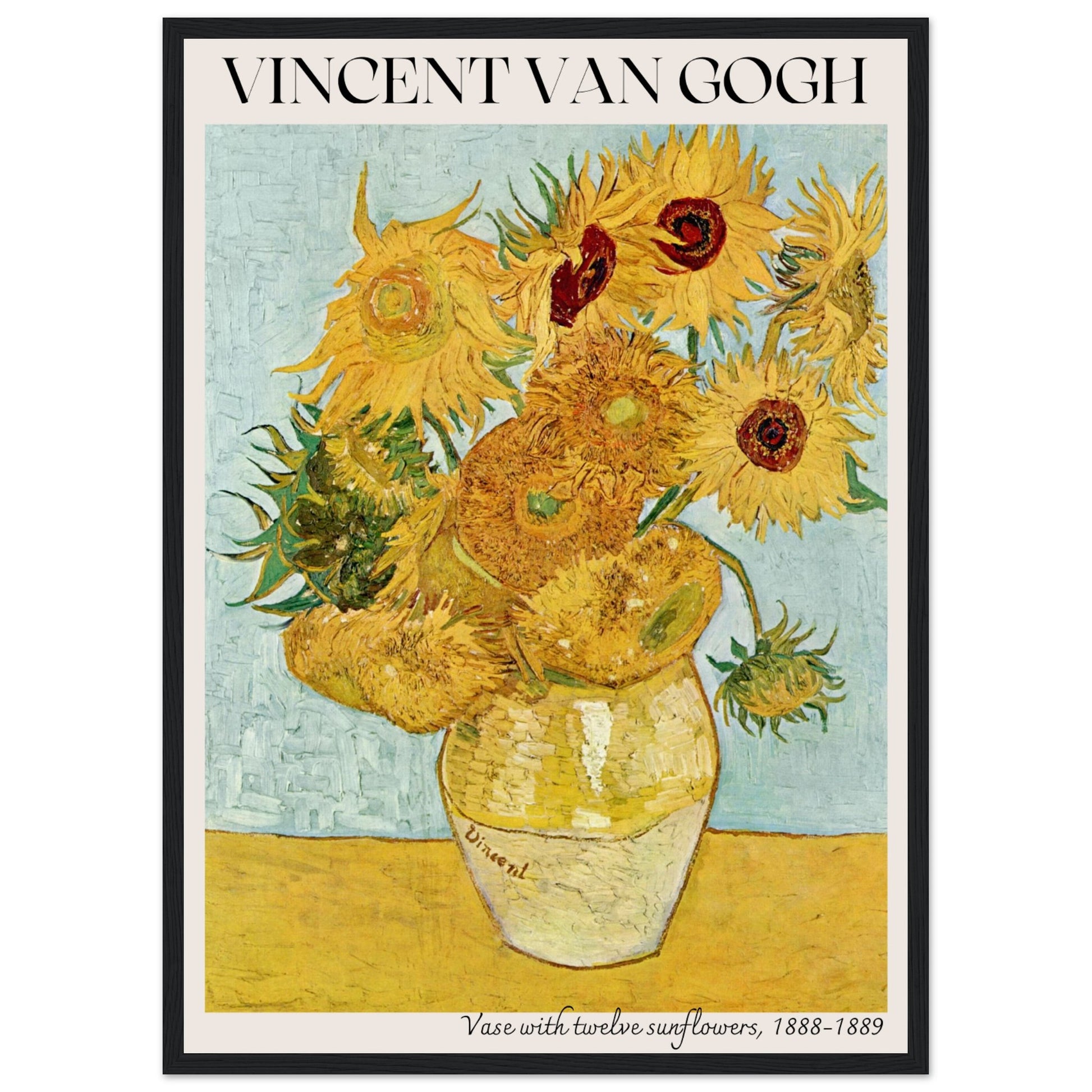 Vincent van Gogh - Zwölf Sonnenblumen in einer Vase - Aurora Designs