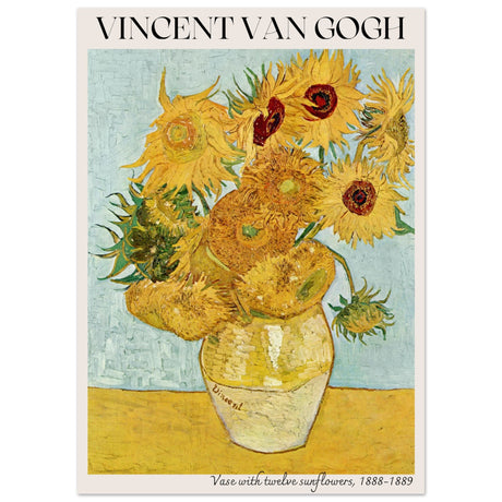 Vincent van Gogh - Zwölf Sonnenblumen in einer Vase - Aurora Designs