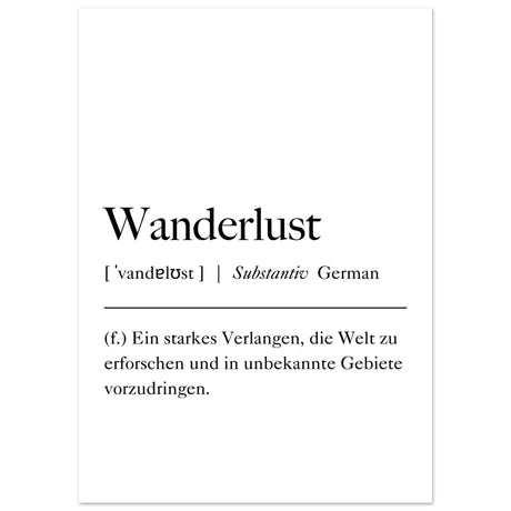 Wanderlust Definition - Aurora Designs