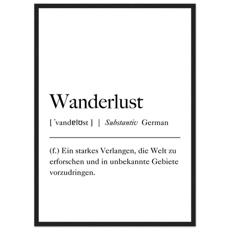 Wanderlust Definition - Aurora Designs