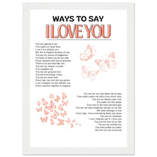 Ways to say I love you - Aurora Designs