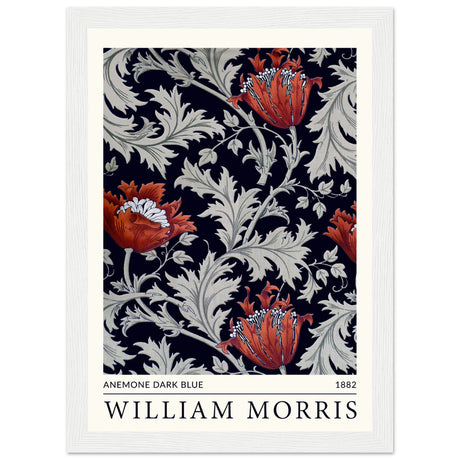 William Morris - Anemone Dunkelblau, 1882 - Aurora Designs