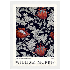 William Morris - Anemone Dunkelblau, 1882 - Aurora Designs