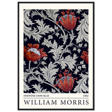 William Morris - Anemone Dunkelblau, 1882 - Aurora Designs