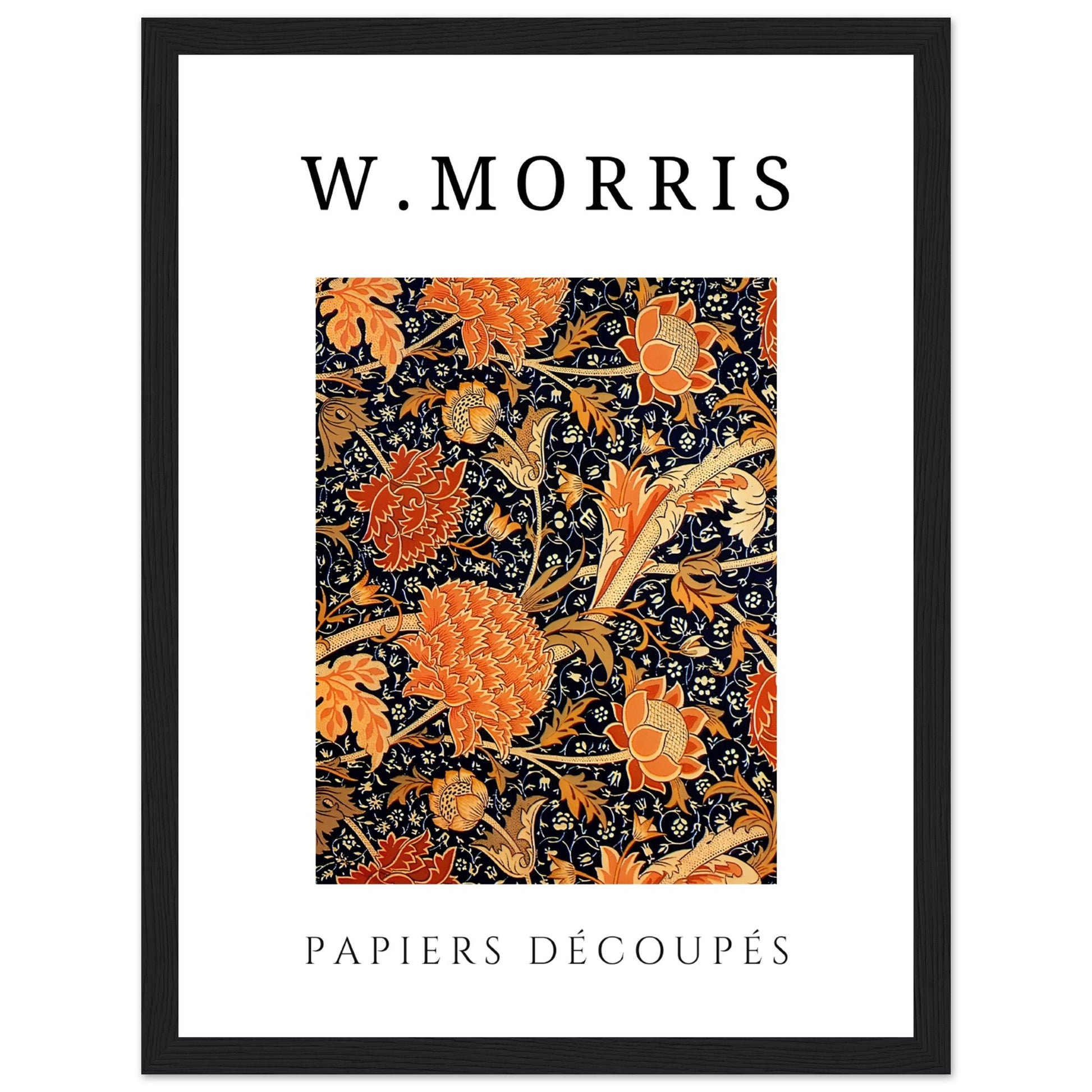 William Morris - Cray Blau und Orange - Aurora Designs