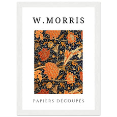 William Morris - Cray Blau und Orange - Aurora Designs