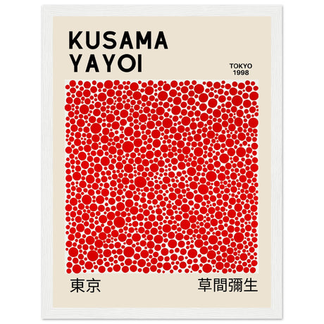 Yayoi Kusama - Red Dots V.1 - Aurora Designs