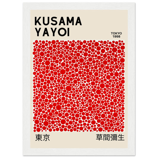 Yayoi Kusama - Red Dots V.1 - Aurora Designs