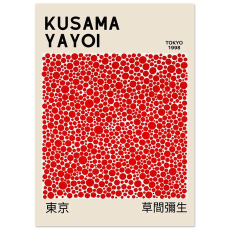 Yayoi Kusama - Red Dots V.1 - Aurora Designs