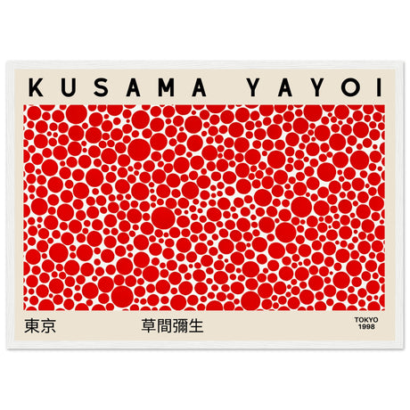 Yayoi Kusama - Red Dots V.3 - Aurora Designs