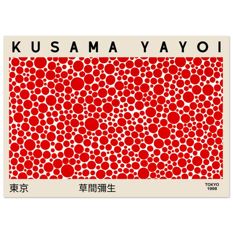 Yayoi Kusama - Red Dots V.3 - Aurora Designs