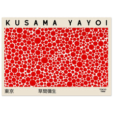 Yayoi Kusama - Red Dots V.3 - Aurora Designs