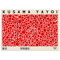 Yayoi Kusama - Red Dots V.3 - Aurora Designs