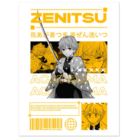 Zenitsu Agatsuma Edition 1 - Demon Slayer - Aurora Designs